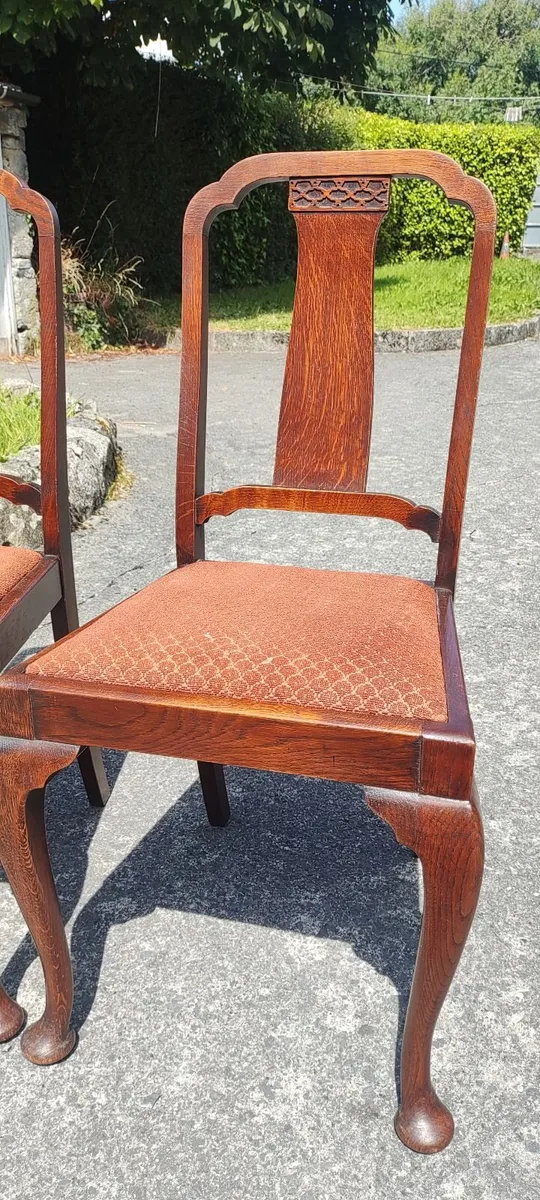 Hardwood Vintage Dining Chairs - Price Cut - Image 3