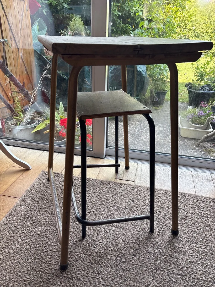 School Desk and Chair - Image 1