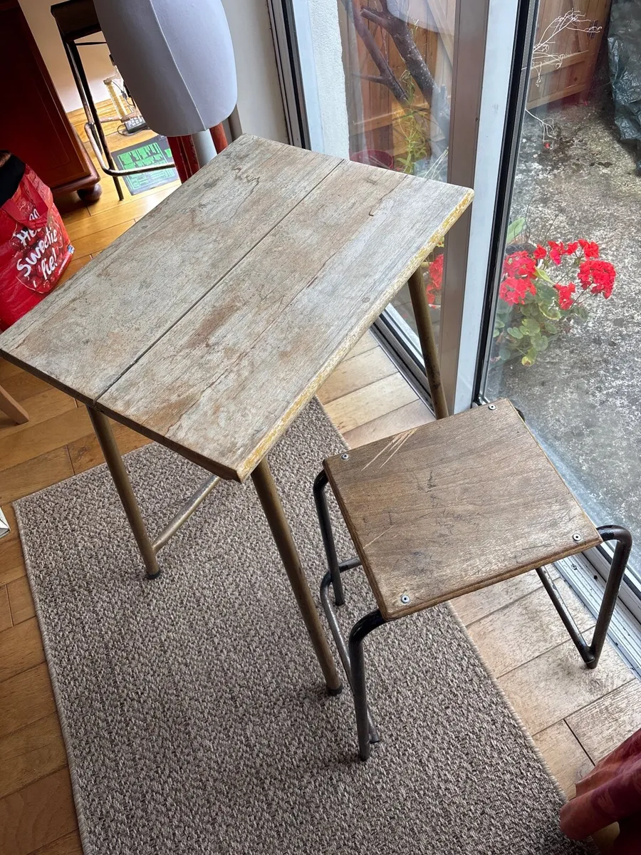 School Desk and Chair - Image 3