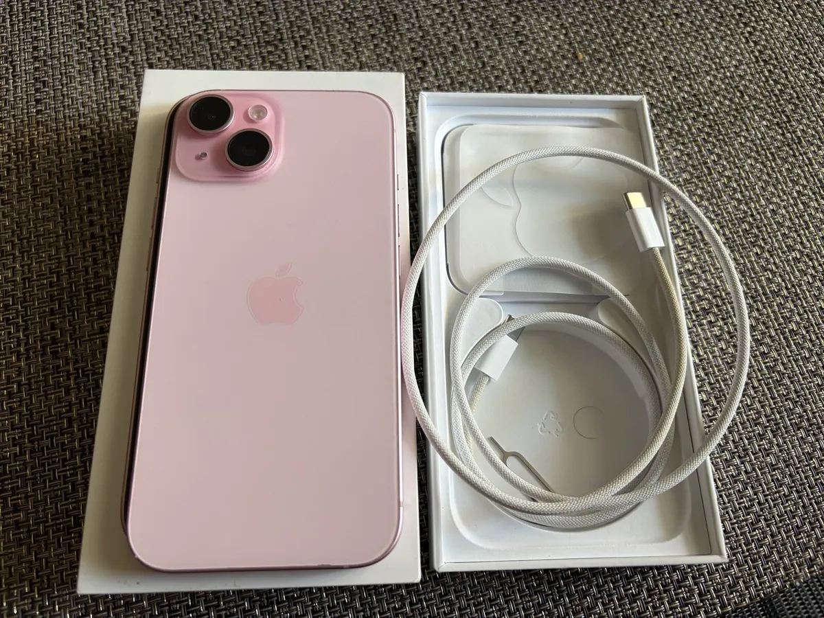 iPhone 15 128Gb , sim free, pink - Image 1