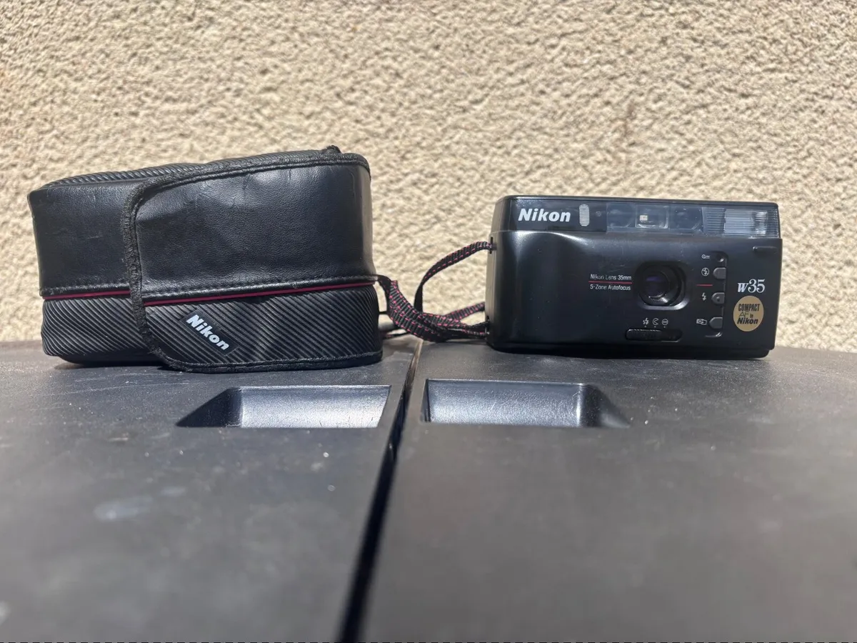 Nikon W35 compact 35mm point-and-shoot film camera - Image 1