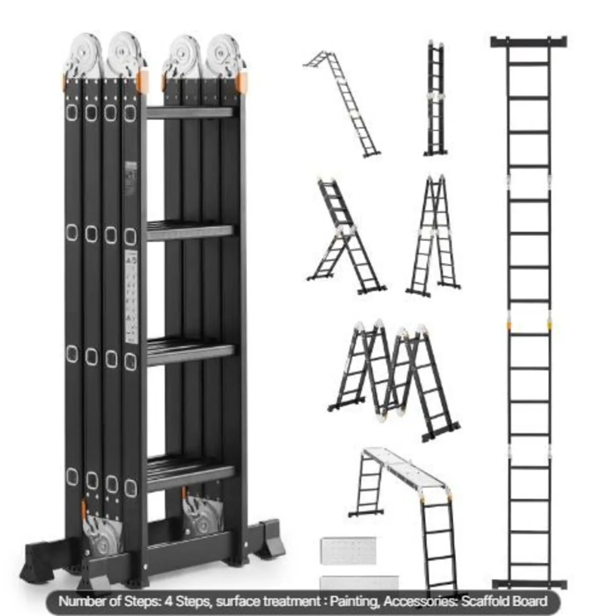 Multi-Purpose Folding Ladder, 7-in-1 - Image 2