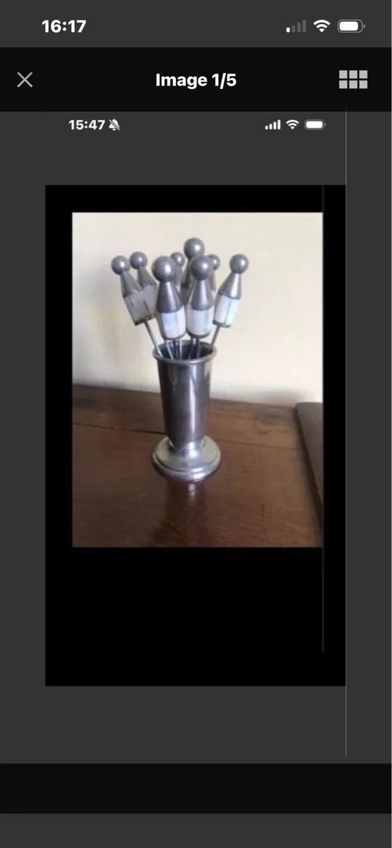 Mother of Pearl Snack Fork Set - Image 1