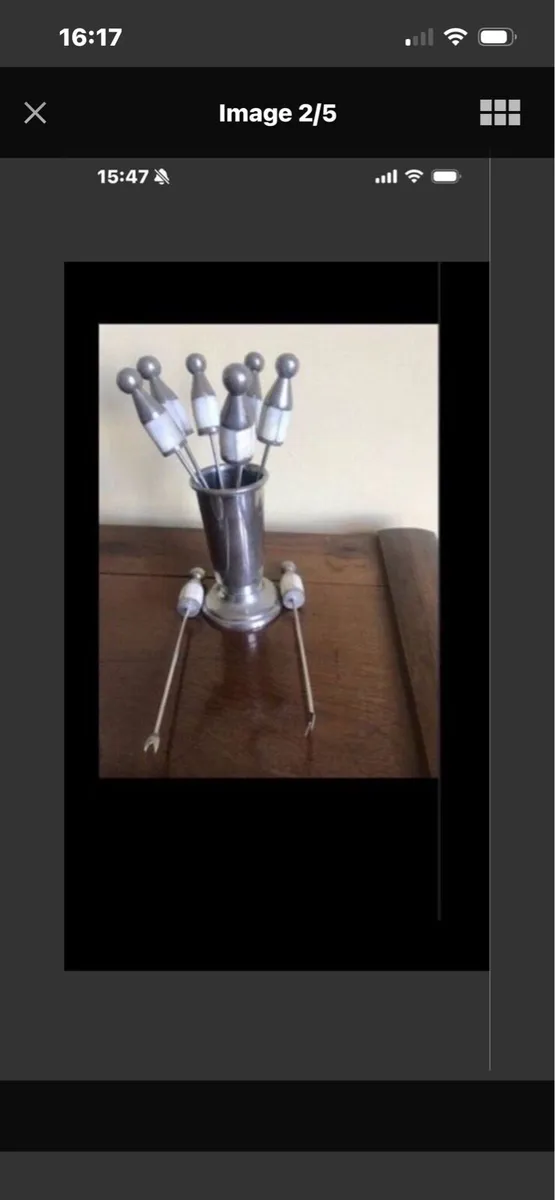 Mother of Pearl Snack Fork Set - Image 2