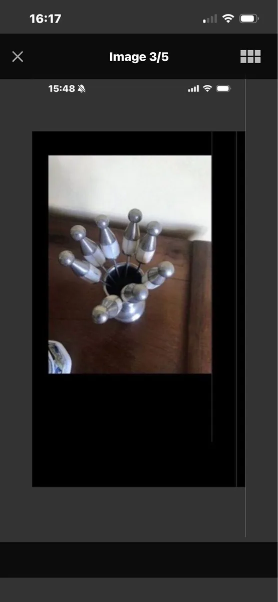 Mother of Pearl Snack Fork Set - Image 3