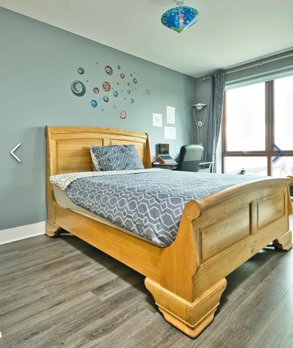 Real Oak Bed (King Size)