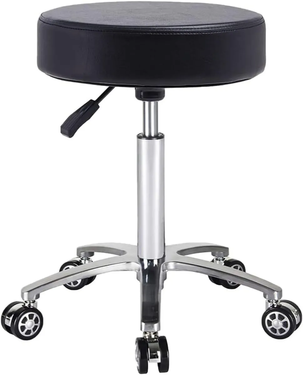 Stool Chair on Wheels for Beauty Kitchen Salon - Image 1