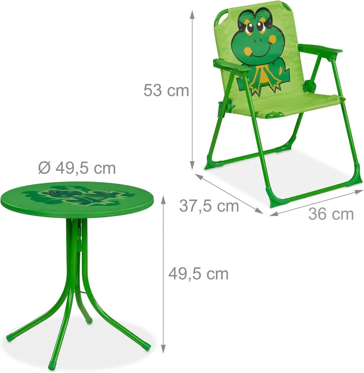 Children's Camping Furniture Set with Parasol - Image 3