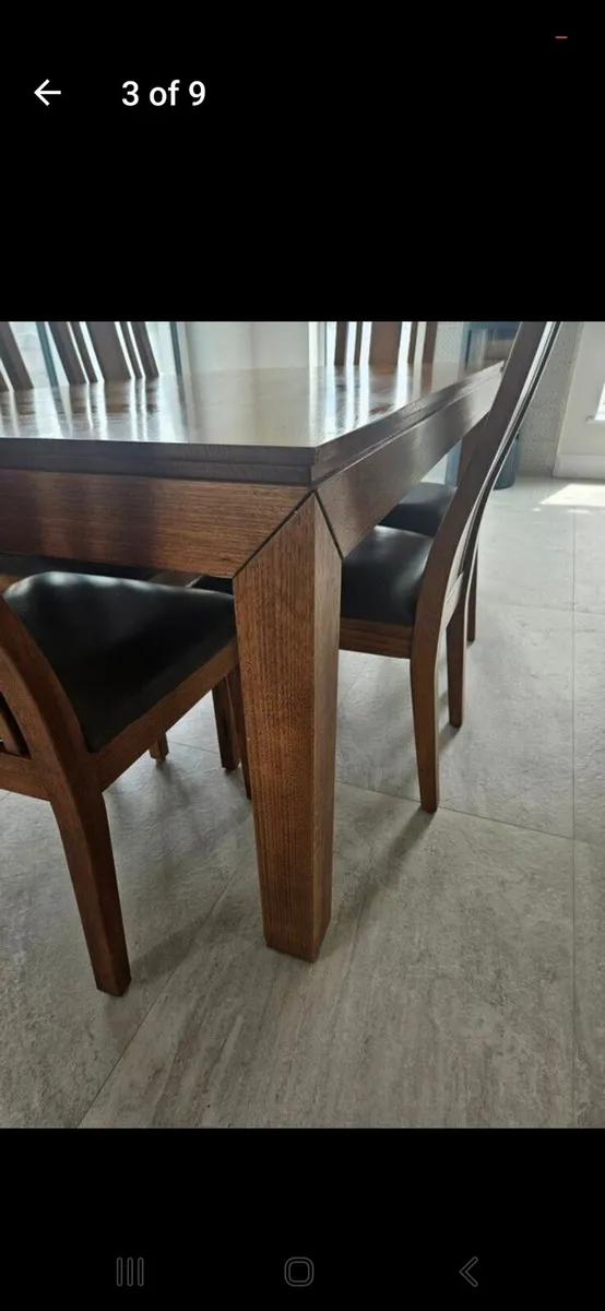 Dining table and chairs - Image 3