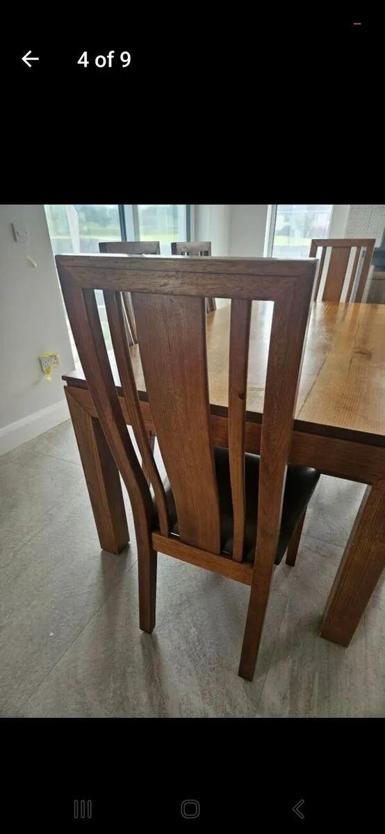 Dining table and chairs - Image 4