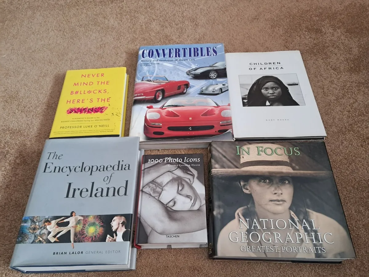 FREE  BOOKCASE INCLUDING BOOKus some Larger Books - Image 2