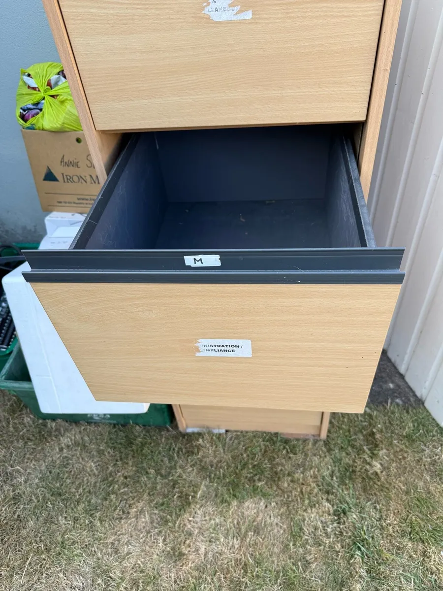 Wooden Filing Cabinet - Image 4