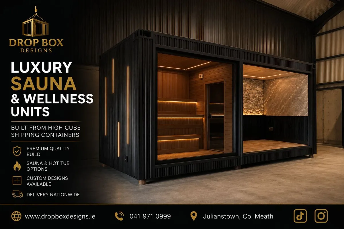 Bespoke Sauna & Hot Tub Units | Drop Box Designs - Image 1