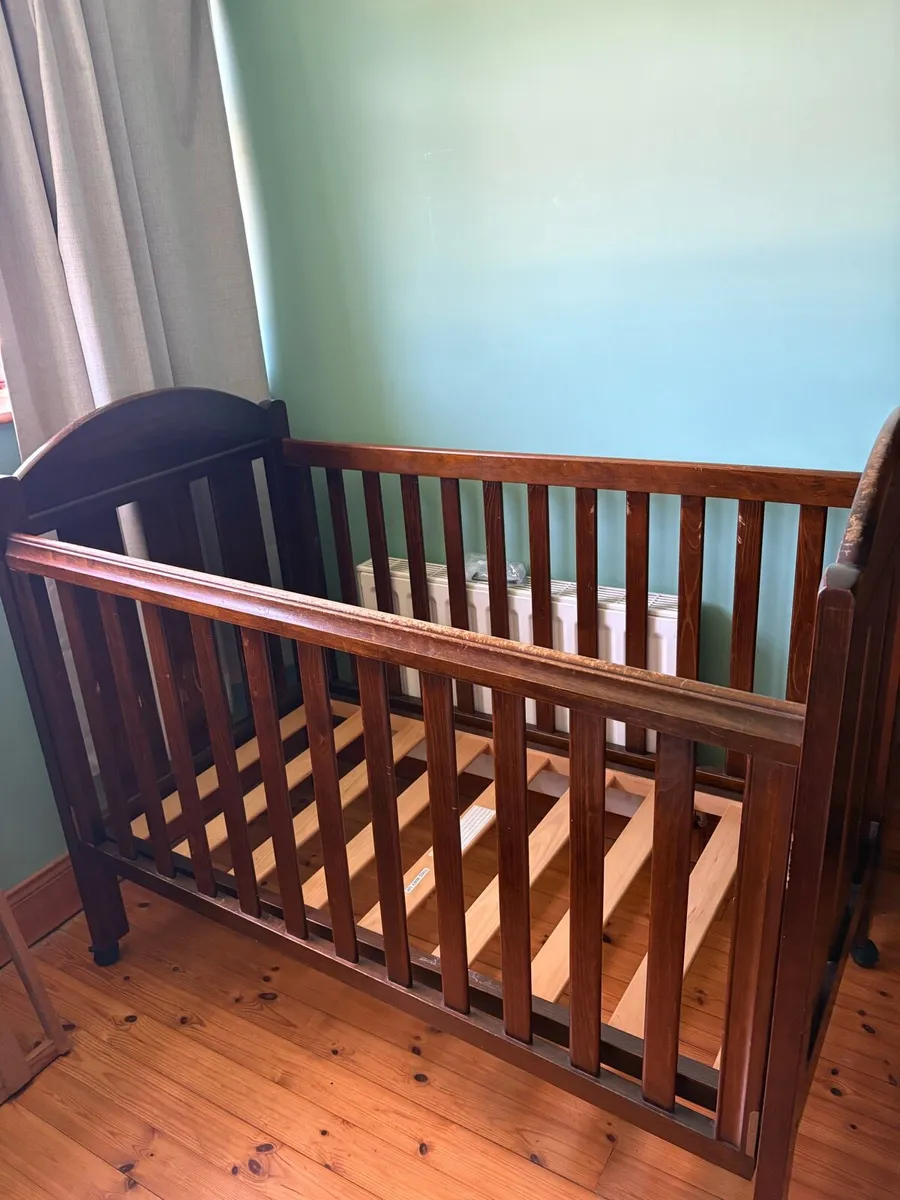 Cot / cot bed very strong on castors 15 years old - Image 1