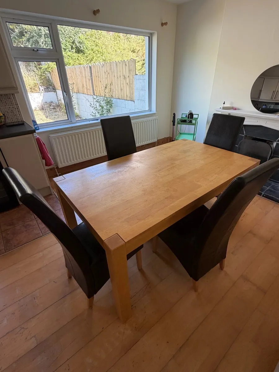 Table & 4 Chairs - Image 1