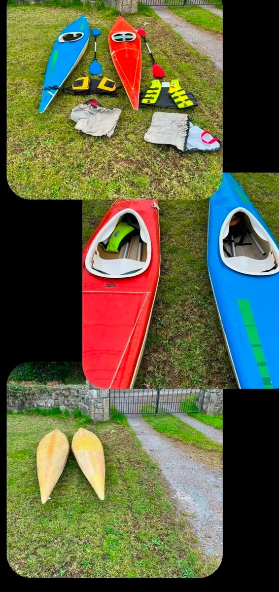 Pair lawrence kayaks with full kits - Image 1