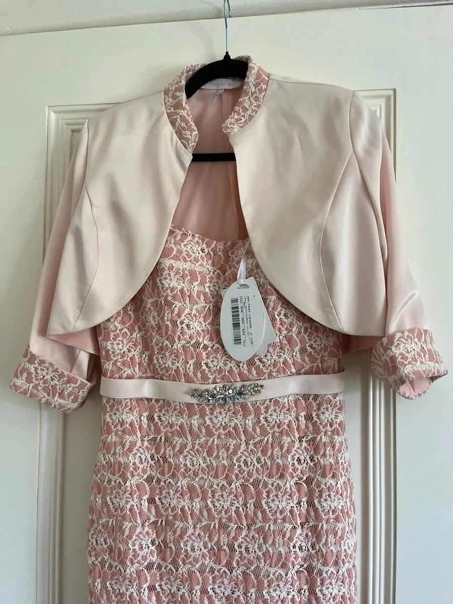 Fabiana Ferri Italian design 2-Piece occasion dress & bolero, UK 10 - Image 1