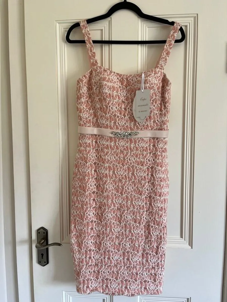 Fabiana Ferri Italian design 2-Piece occasion dress & bolero, UK 10 - Image 2