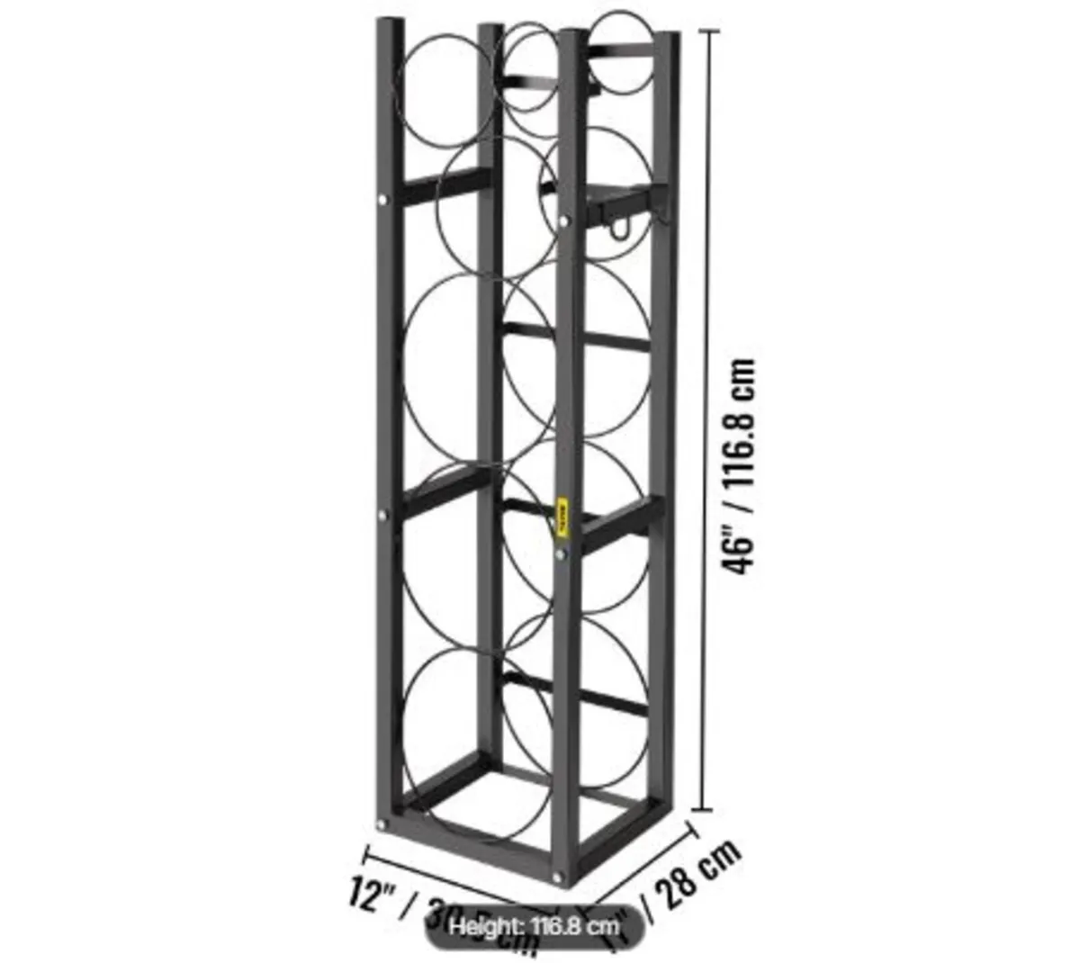 Refrigerant Tank Rack with 3x30lb and Other 3 - Image 3