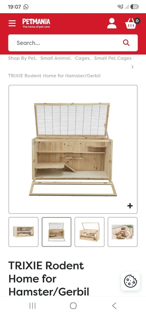 Large Hamster/Gerbal Cage - Image 1