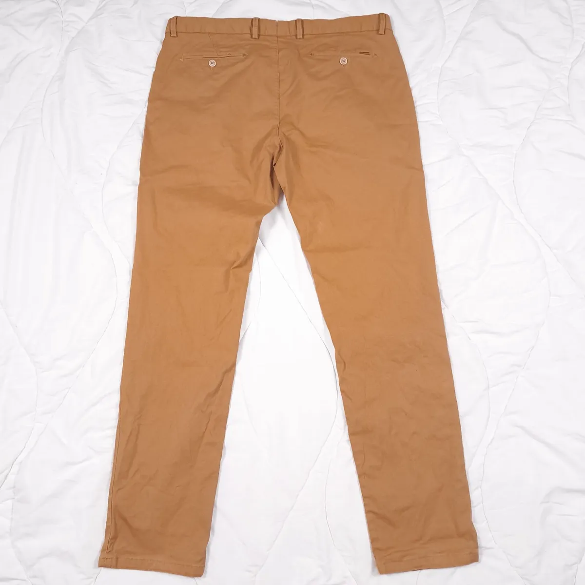 Massimo Dutti Mustard Yellow Trousers W38/L33 - Image 2