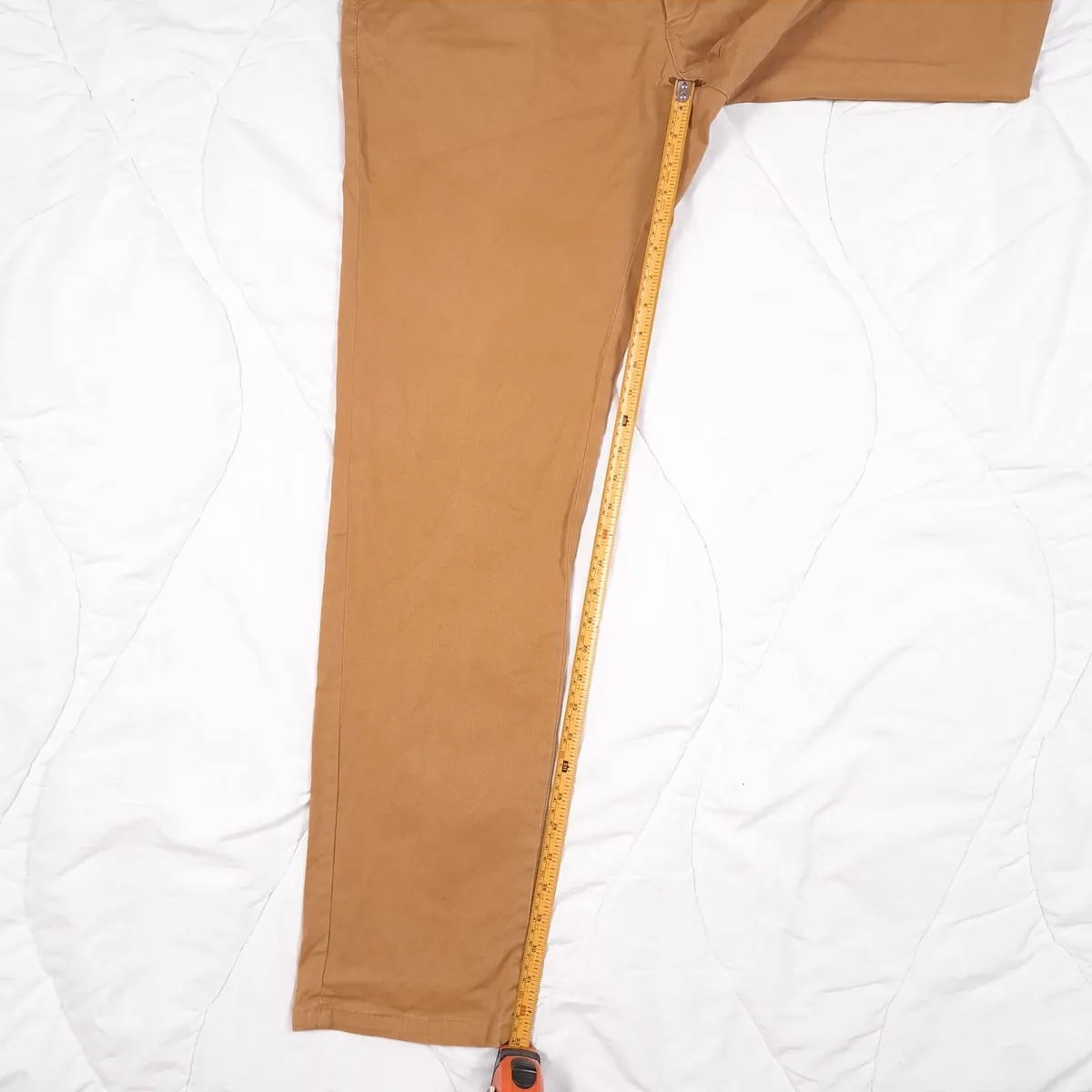 Massimo Dutti Mustard Yellow Trousers W38/L33 - Image 3