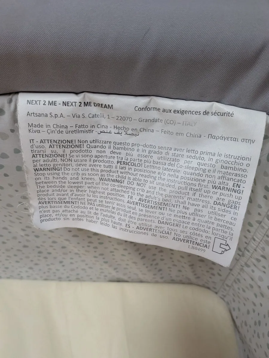 Next 2 me dream cot - Image 3