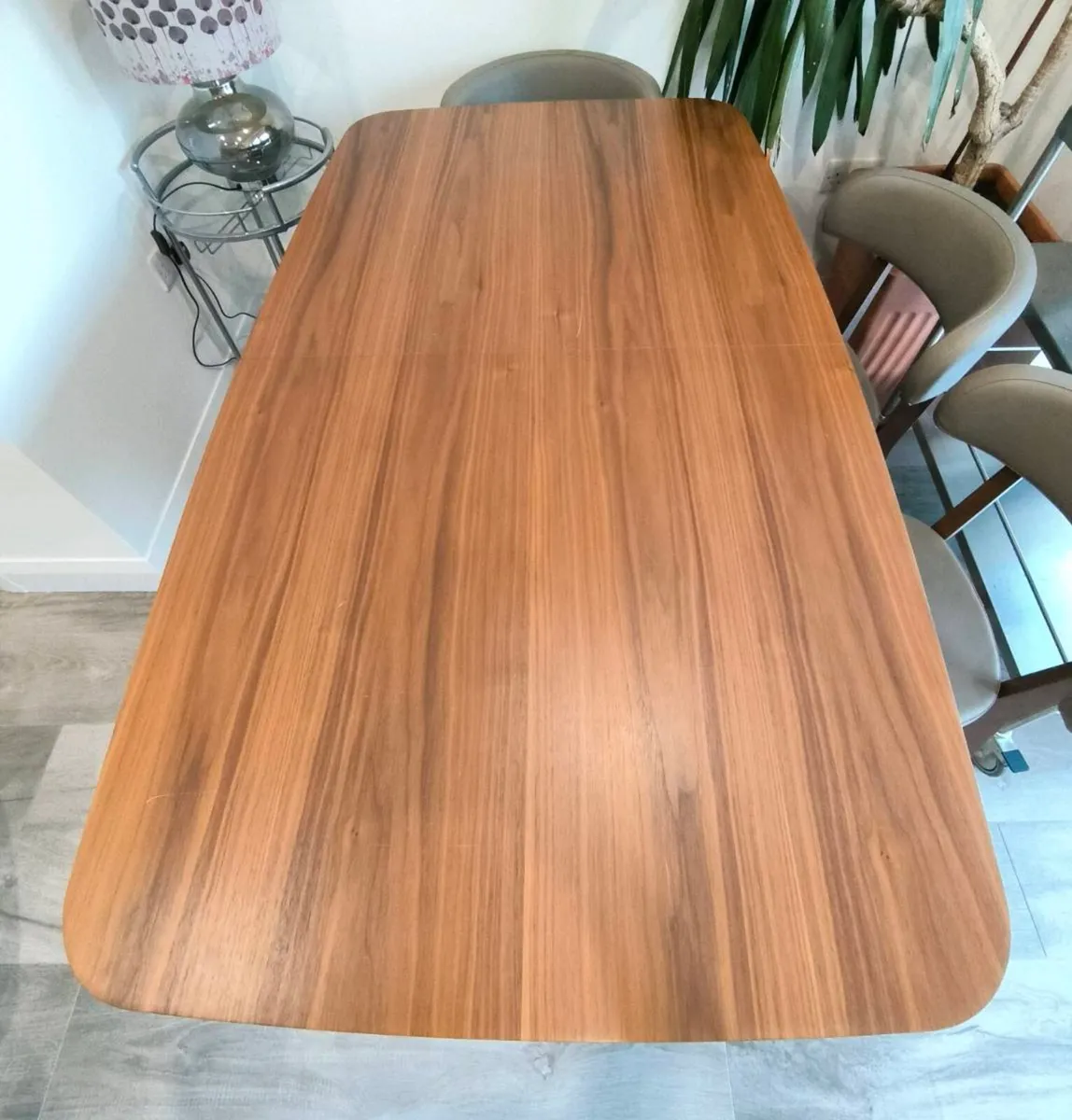 Dining Table - Extendable Walnut Veneer - Image 2