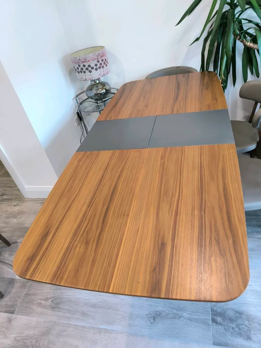 Dining Table - Extendable Walnut Veneer - Image 3