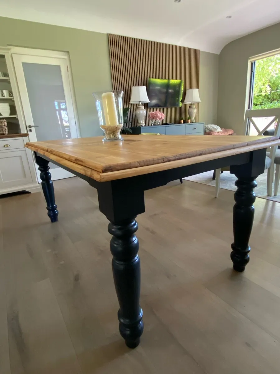 Dining Table 180cm Solid Pine fully refinished - Image 4