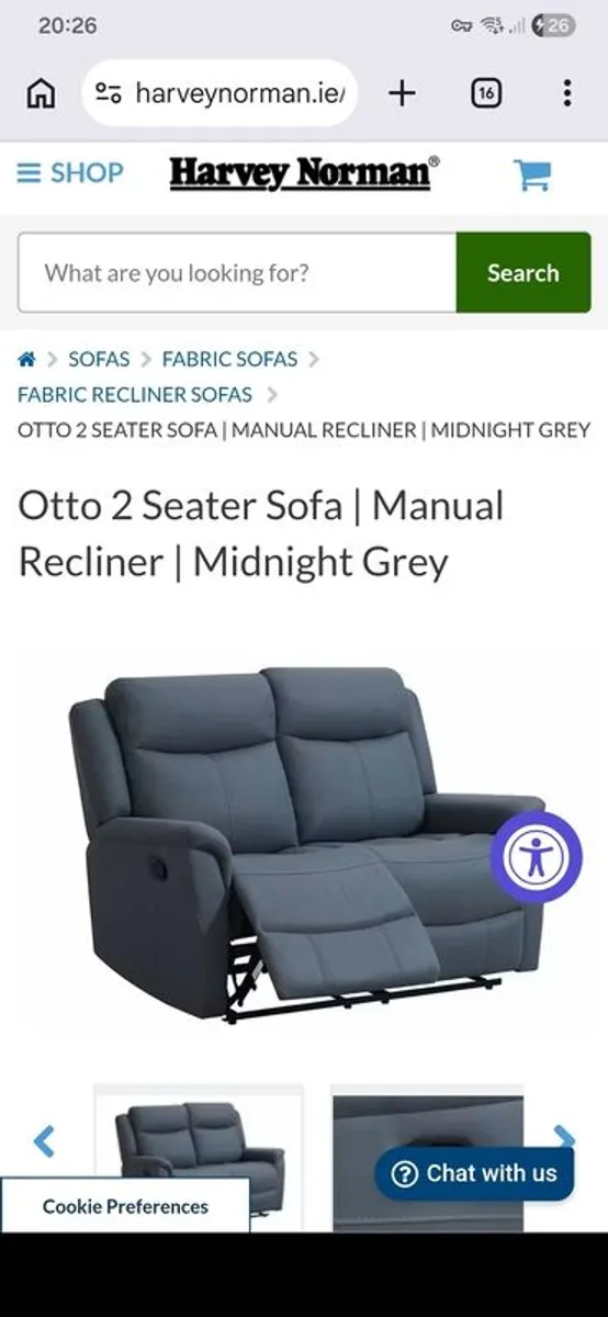 2 seater recliner - Image 4