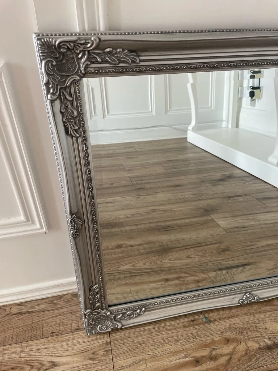 Silver/Pewter Mirror - Image 2