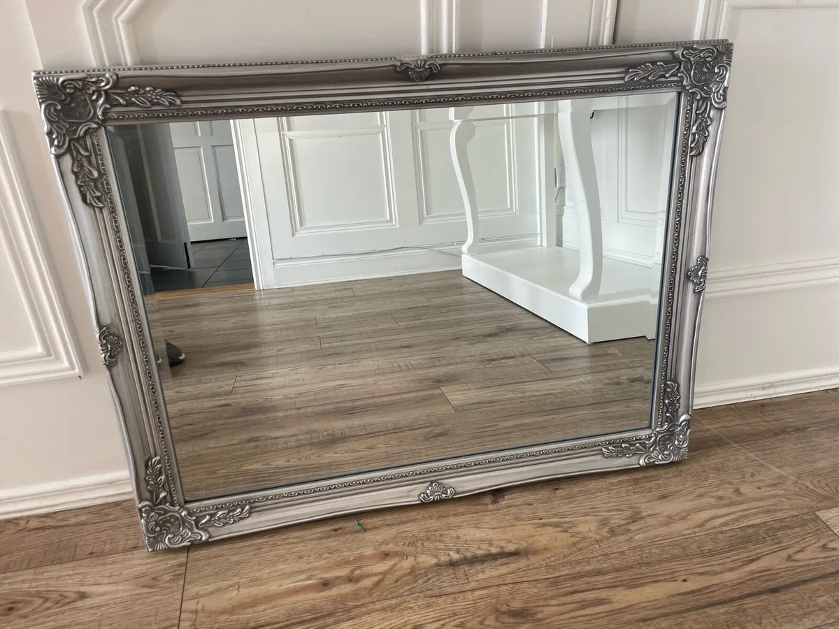 Silver/Pewter Mirror - Image 3