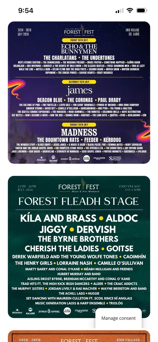 1 Forest Fest weekend ticket + Caravan pass