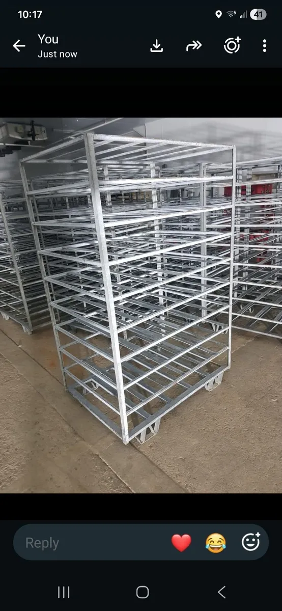 Heavy Duty Galvanised Storage Rack.