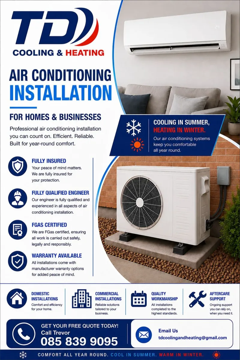 Air conditioning installation service