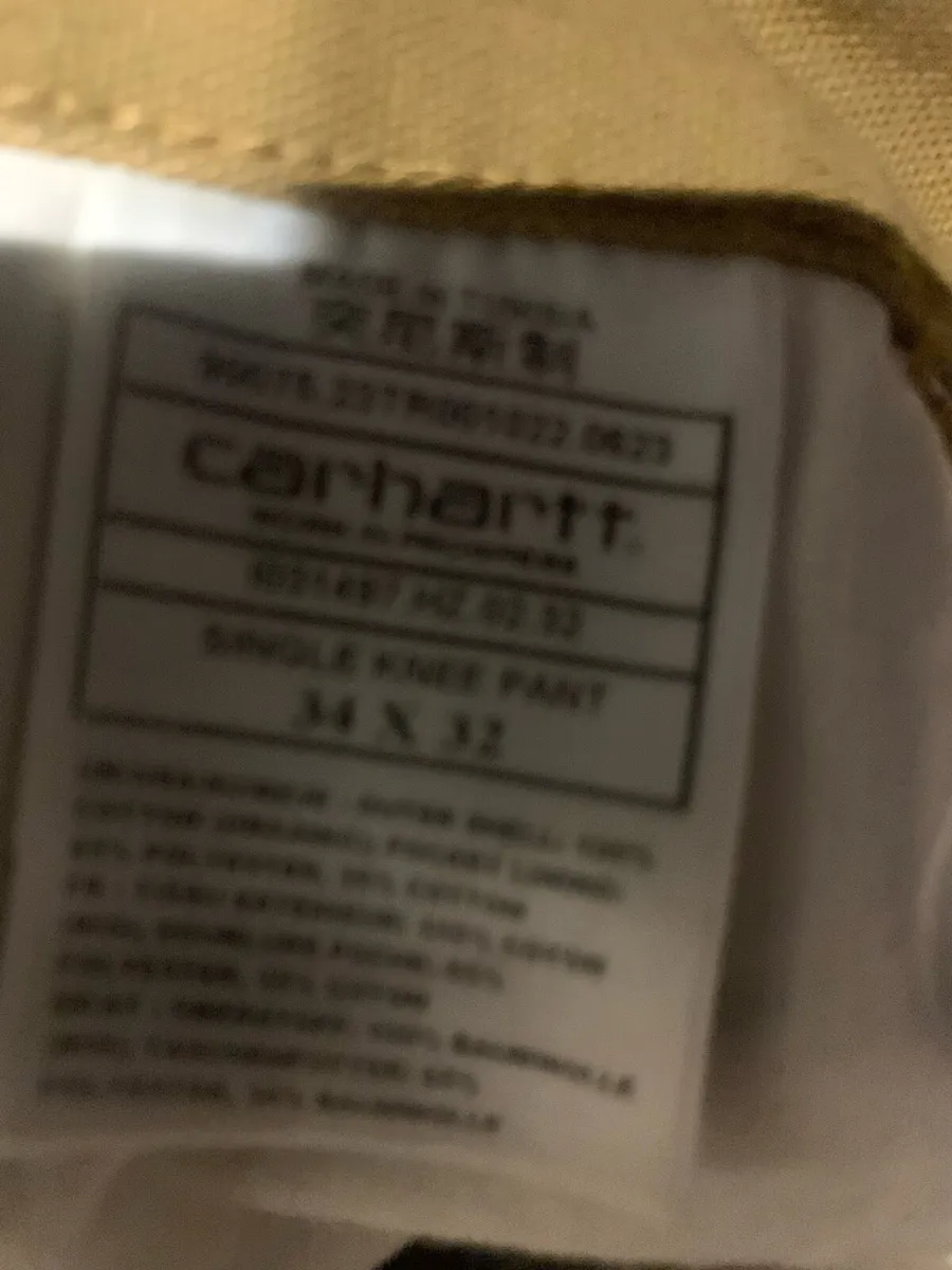 Carhart pants new  w 34 - Image 3