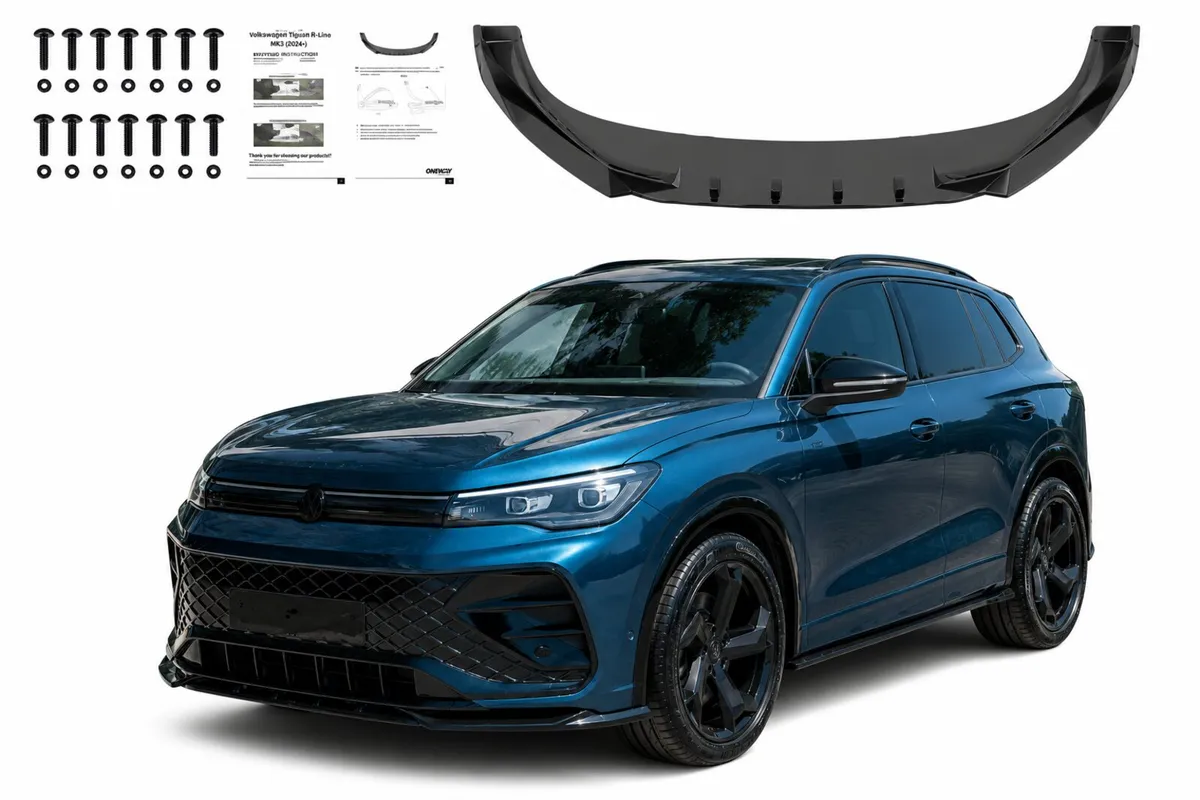 VW Tiguan R-Line MK3 (2024+) Gloss Black Body Kit - Image 3