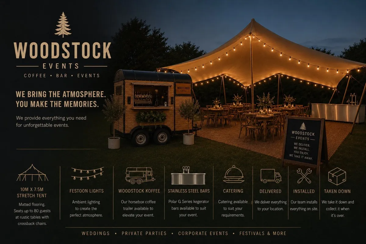Stretch tent hire | wedding 😴, parties & events - Image 1