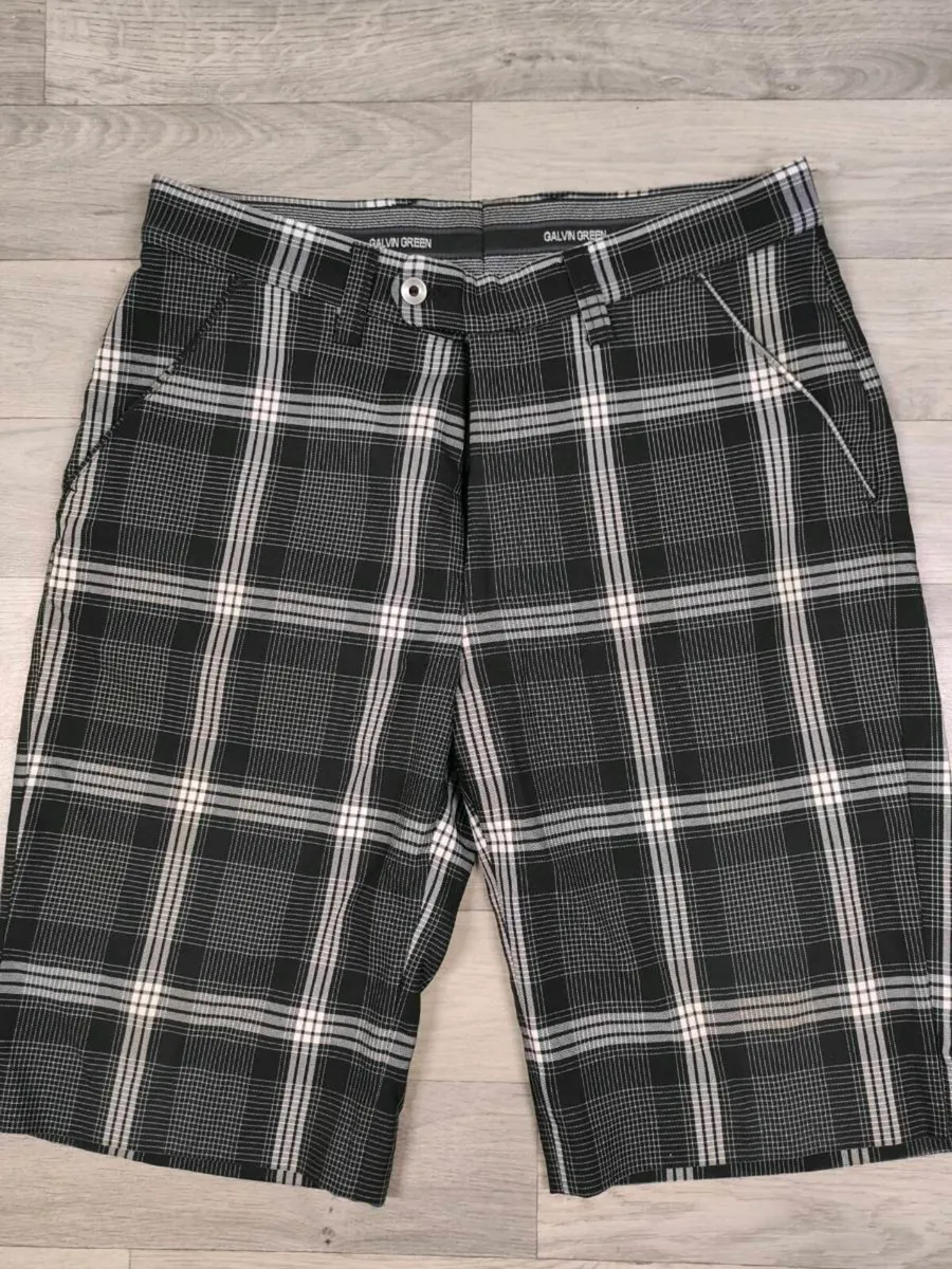 Galvin Green Golf Check Shorts Mens Small W32 - Image 2