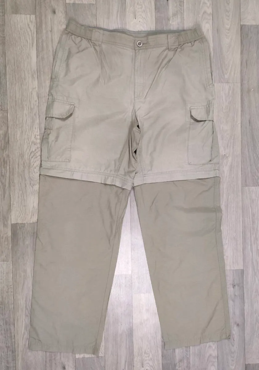 2 In 1 Columbia Cargo Trousers/Shorts Mens Large - Image 1