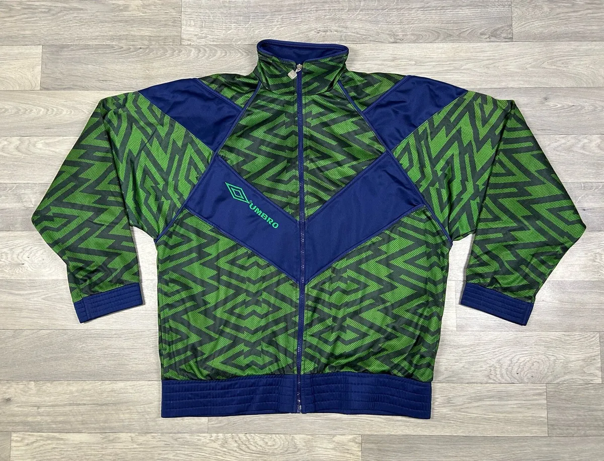 Vintage Umbro Ireland & Celtic Style Track Jacket - Image 1