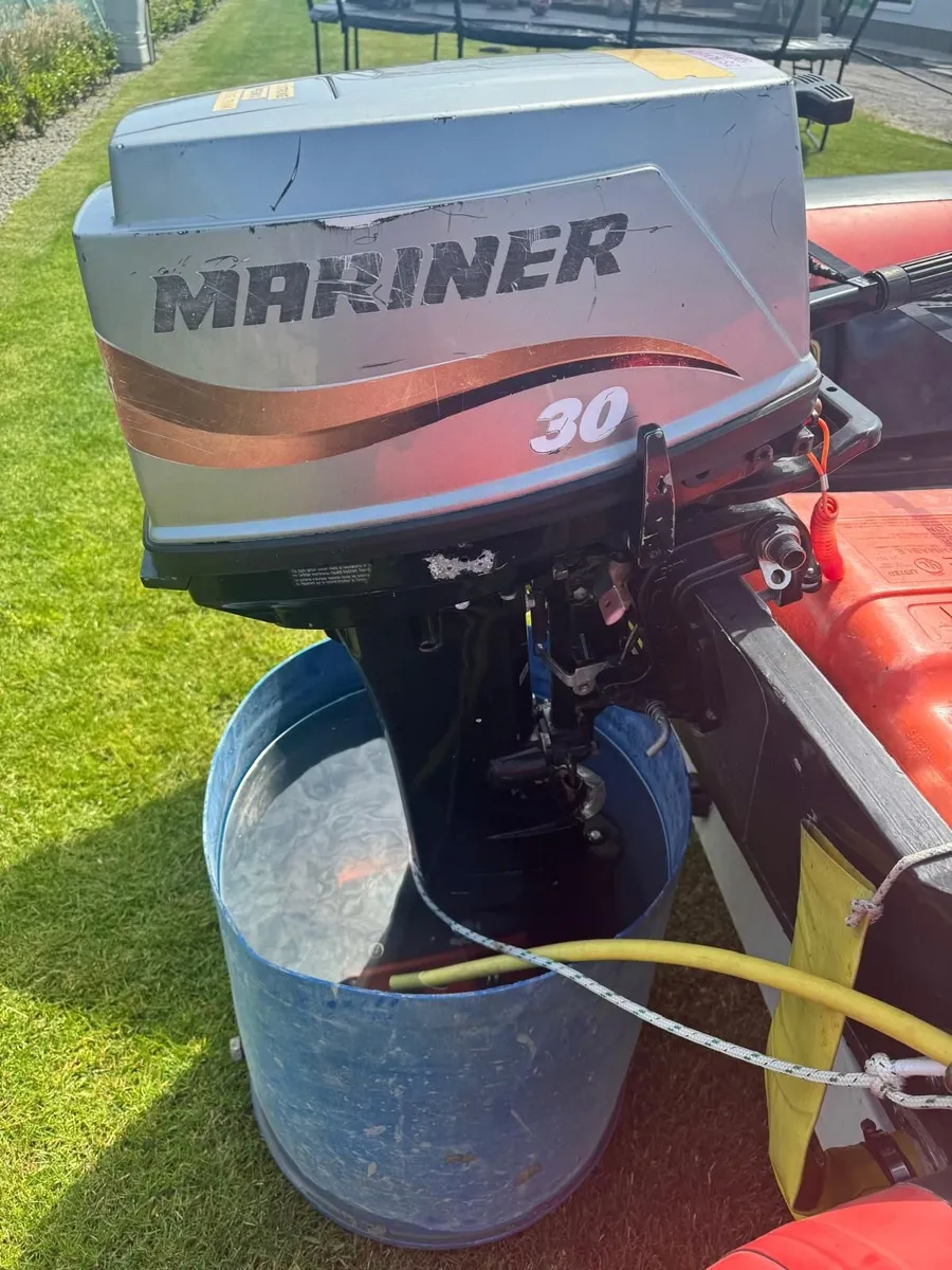 Inflatable Boat, Trailer & Engine - Image 4