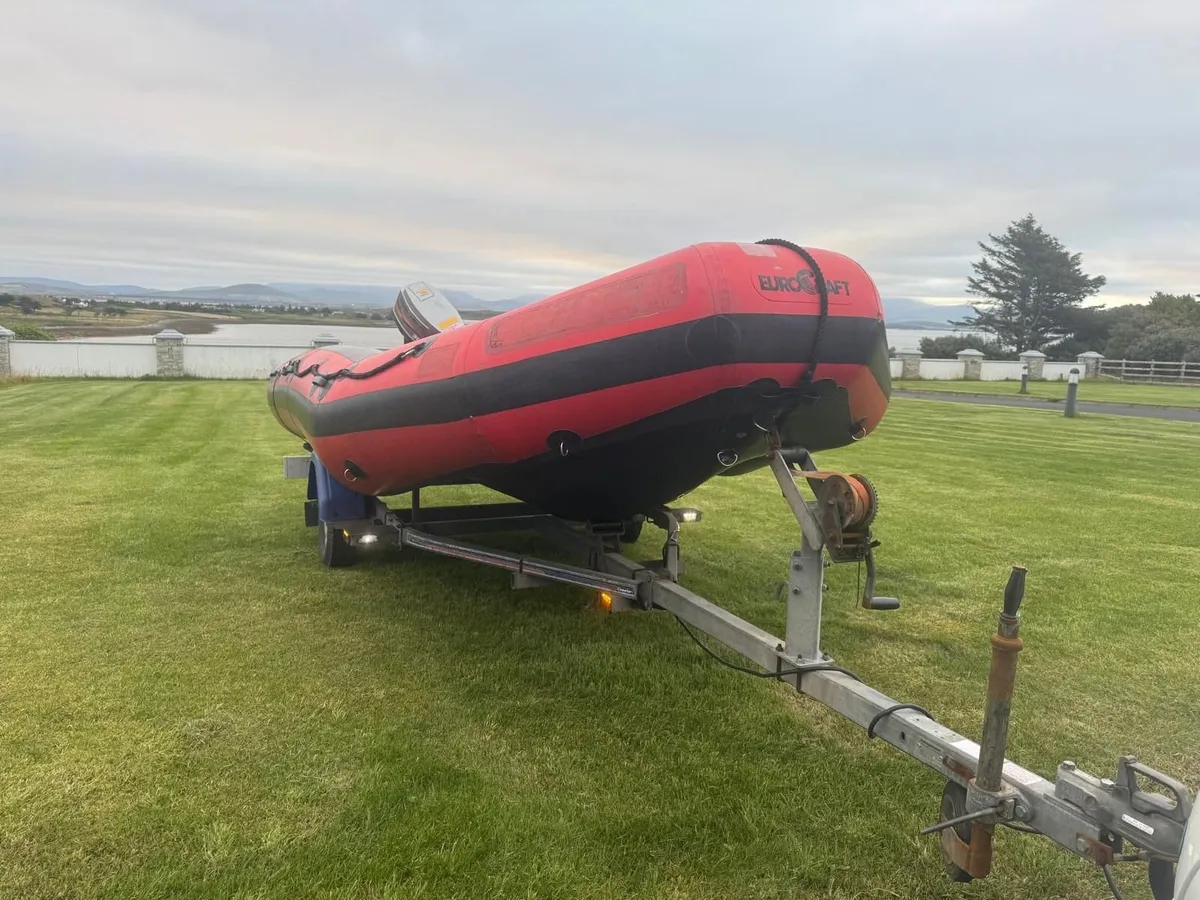 Inflatable Boat, Trailer & Engine - Image 2