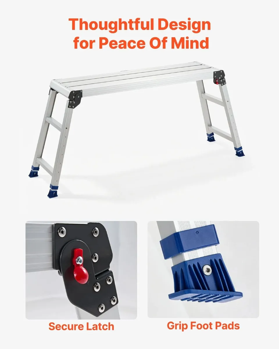 Folding Work Platform, Adjustable Height 584-876 m - Image 2