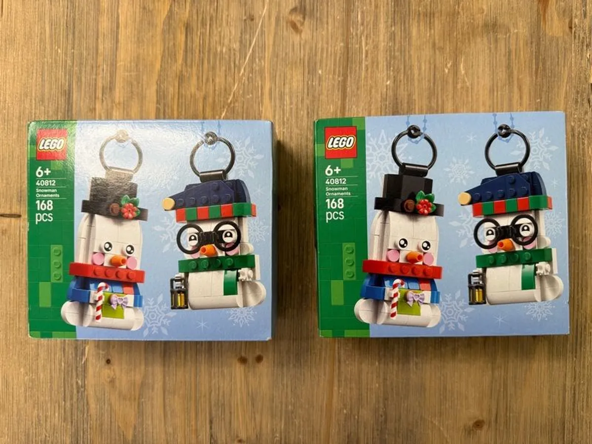 Lego 40812 Snowman Ornaments 2 sets - Image 1