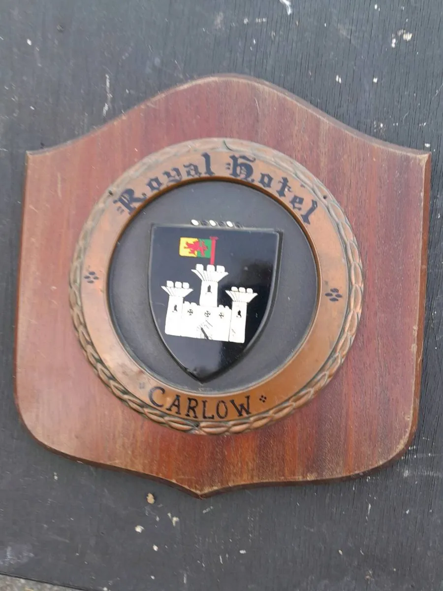 Royal Hotel carlow wooden plaque - Image 2