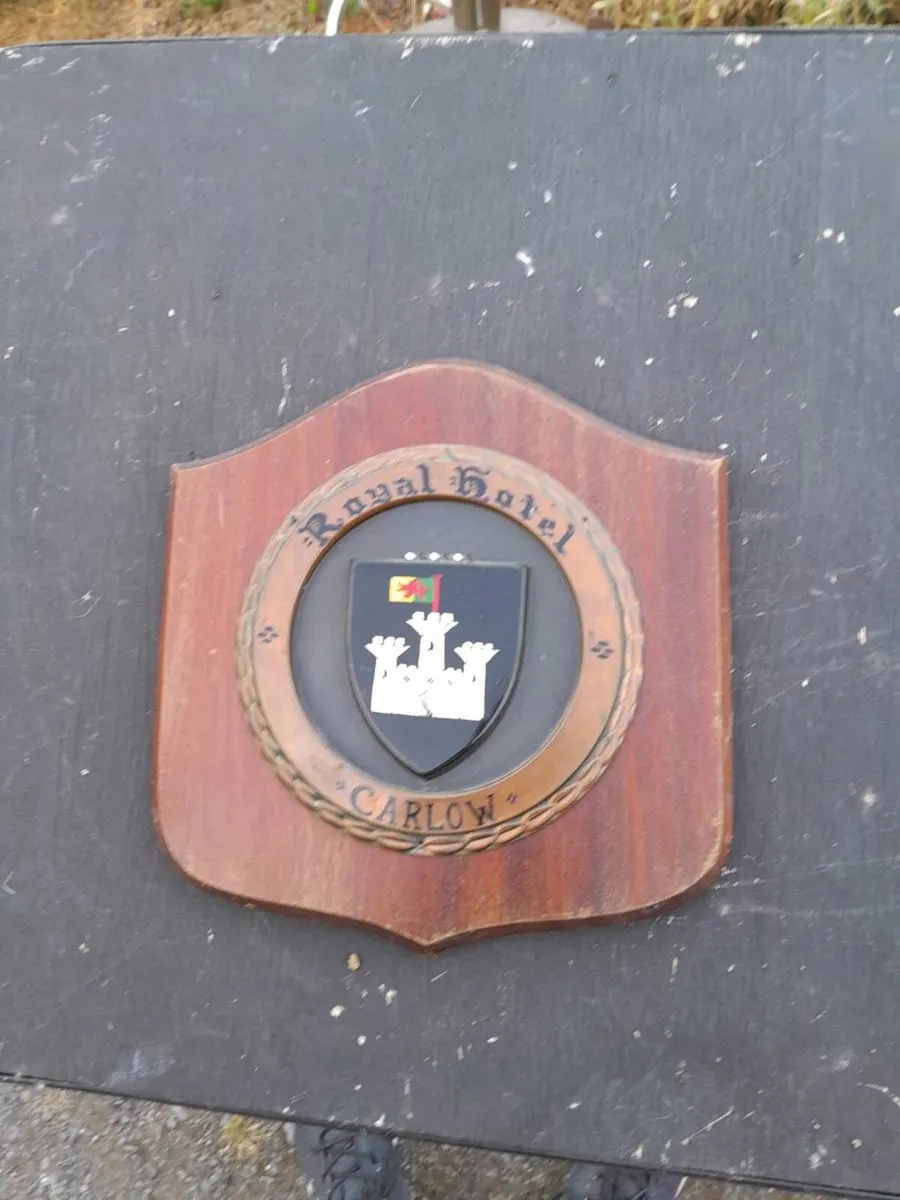 Royal Hotel carlow wooden plaque - Image 4