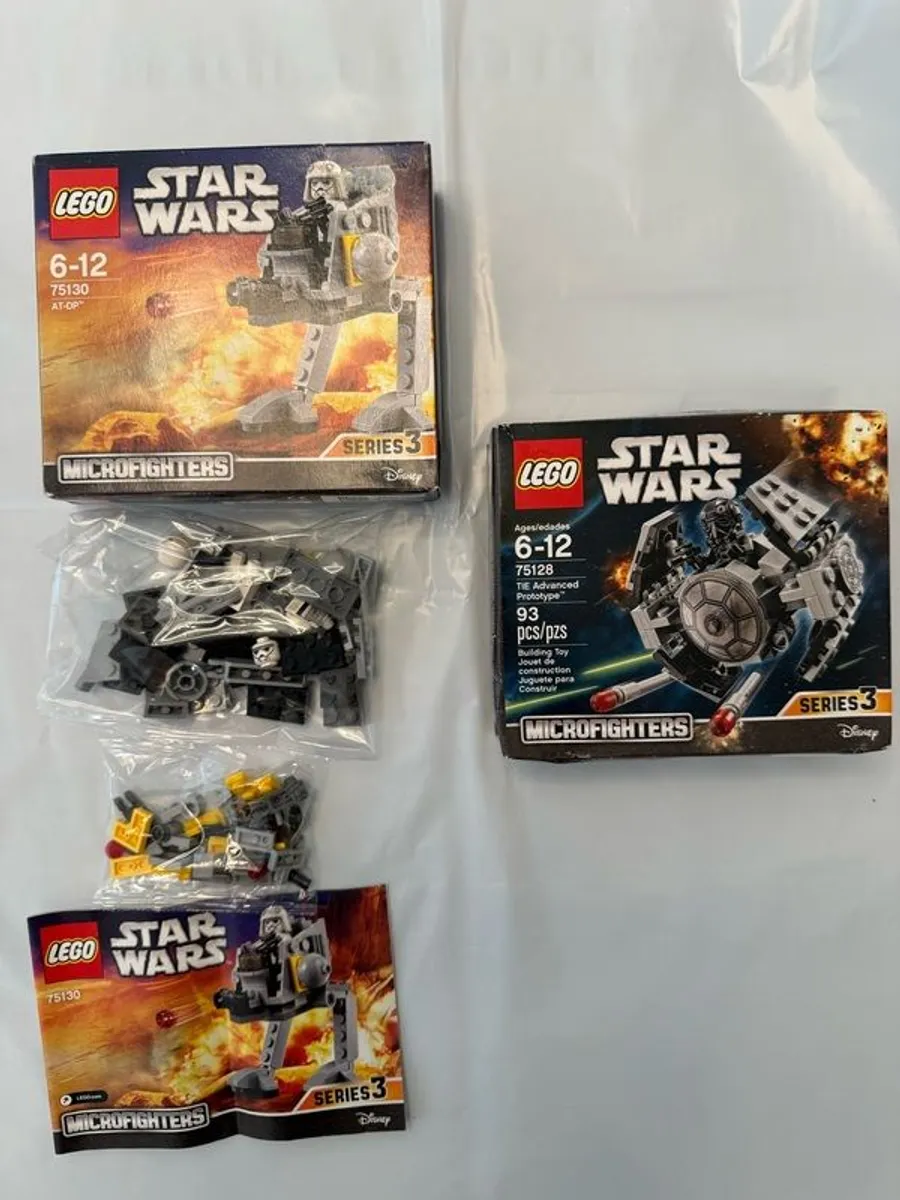 Lego 75130 & 75128 Star Wars Series 3 Microfighters