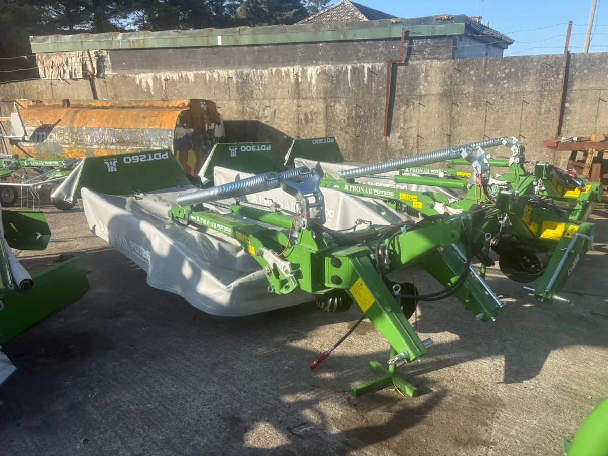 New Pronar disc mowers